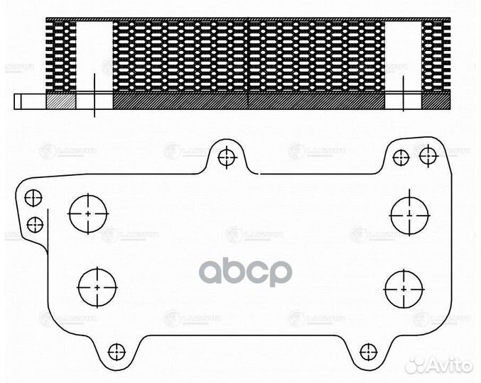 Радиатор масл. для а/м VW Touareg