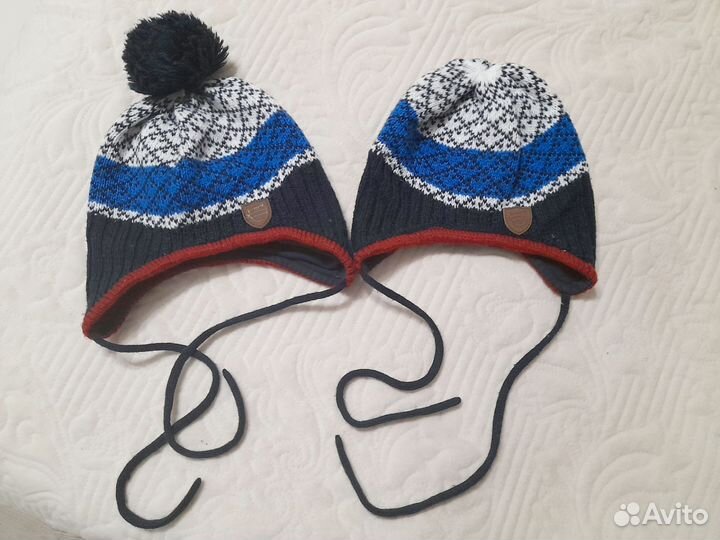 Шапочка демисезонная для мальчика 42 44 46