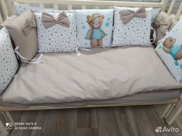 Бортики в детскую кроватку новые