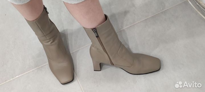 Ботильоны кожа 39- 40