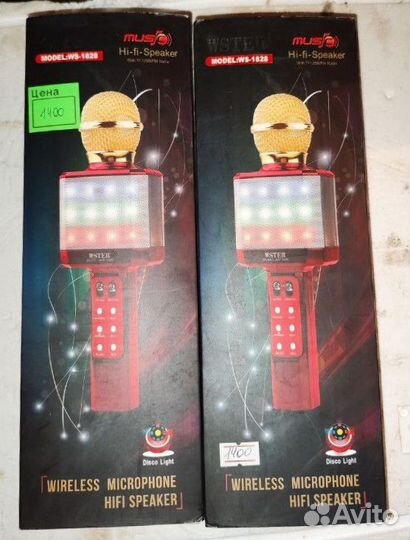 Беспроводной караоке микрофон WS-1828