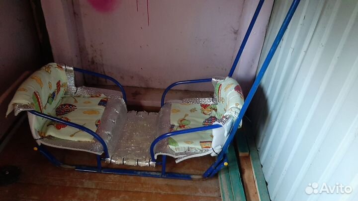 Детские зимние санки