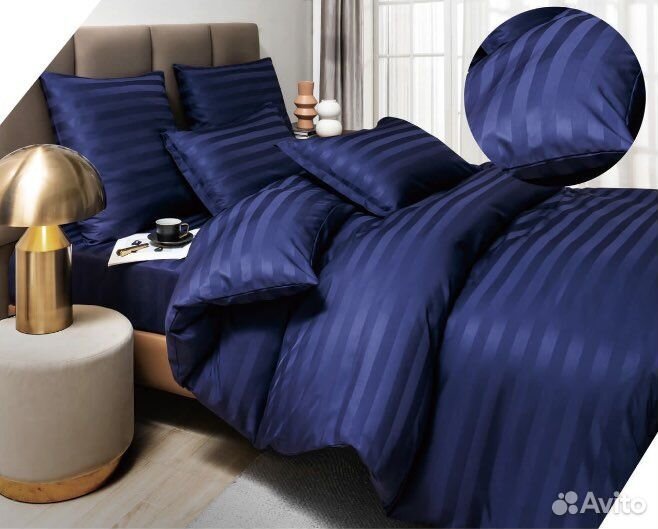 Белье постельное Страйп/Сатин