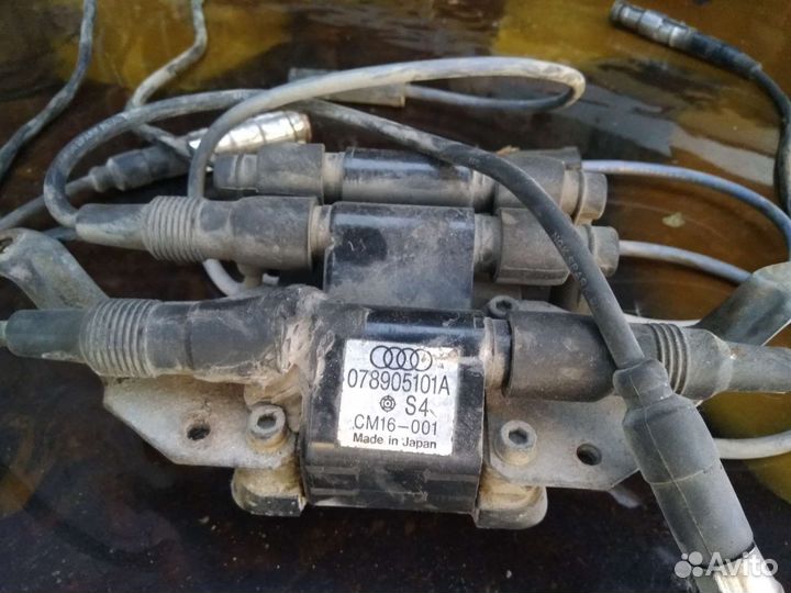 Катушка зажигания 078905101A Ауди 80/100/А6 V6 2.6