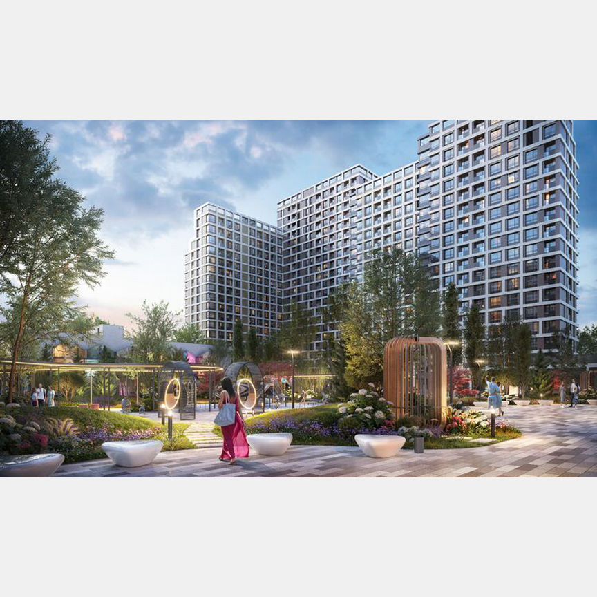 2-к. квартира, 55,1 м², 11/18 эт.