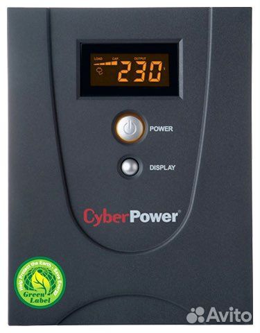 Ибп UPS CyberPower Value1500E-B, 900W, 1500VA