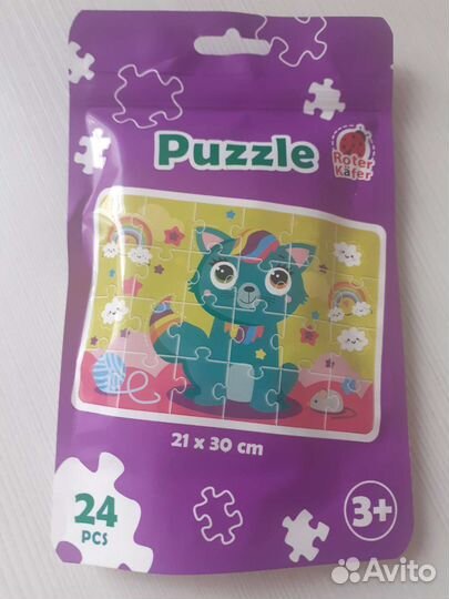 Пазлы для детей roter kafer 24 детали