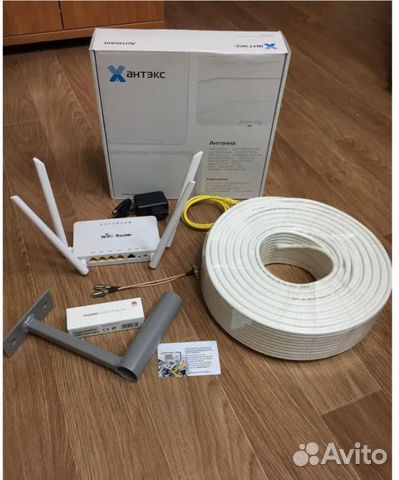 Комплект интернет в частный дом, безлимит c Wi-Fi