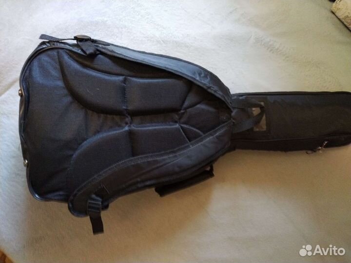 Гитара 3/4, противрударный чехол