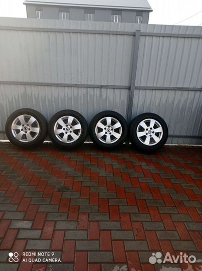 Диски от skoda октавия на r 15 родные с резиной