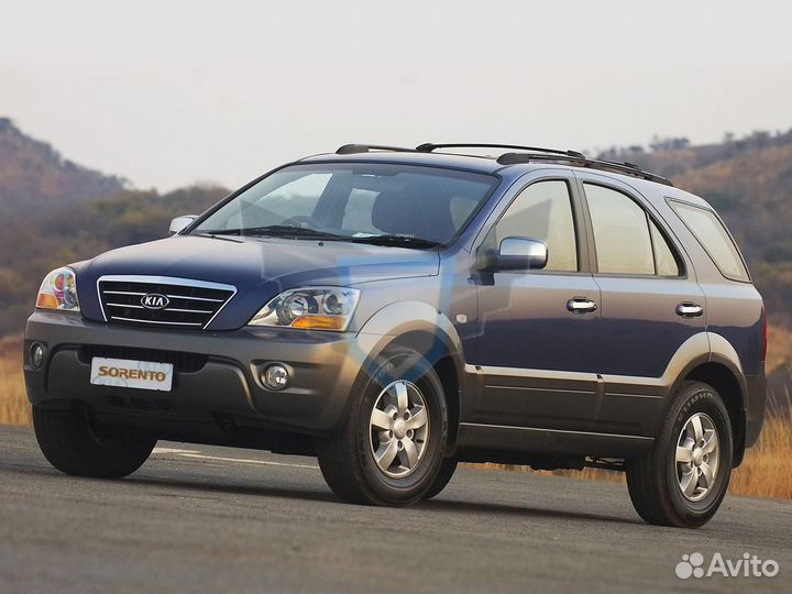 Порог Kia Sorento BL 2002-2009 Полный профиль (1мм