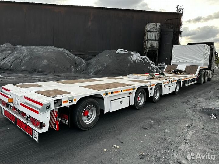 Полуприцеп трал (тяжеловоз) Berger 9854, 2025