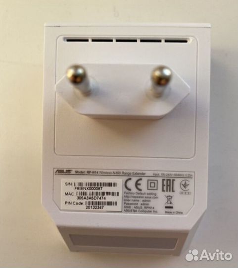 Репитер Asus RP-N14р