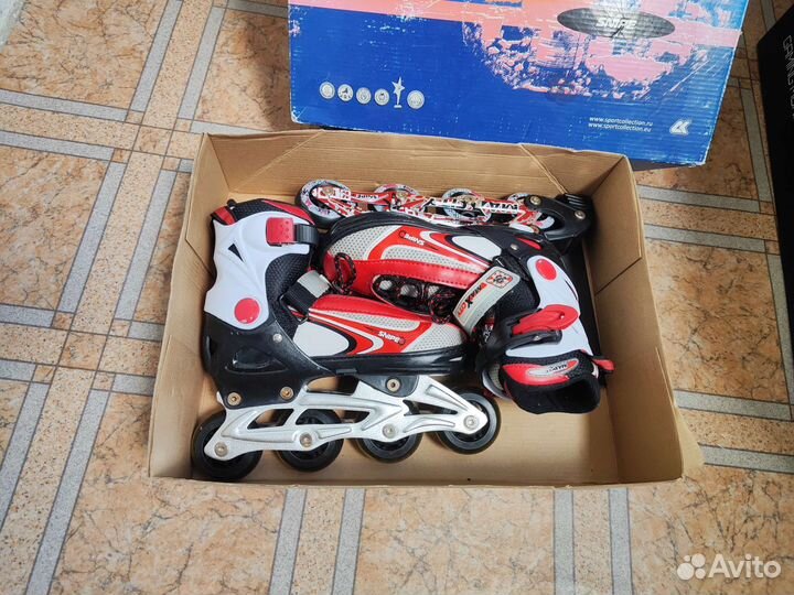 Роликовые коньки 2в1 детские р33-36