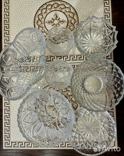 Хрустальная посуда бу