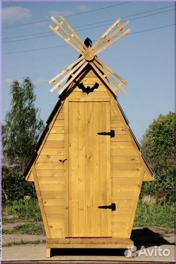 Уличный туалет домик с установкой хмб 223