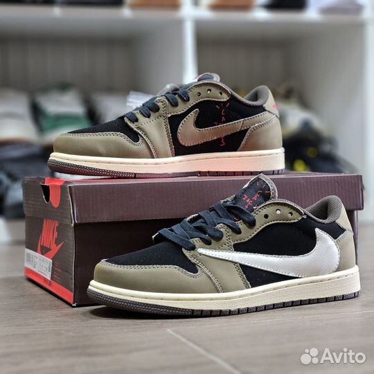 Кроссовки Nike Air Jordan 1 Travis Scott, 41-45