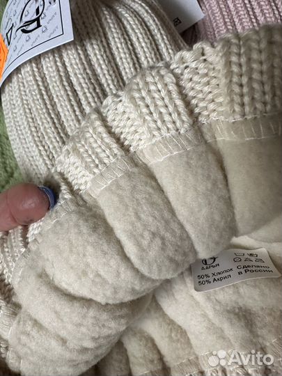 Шапки на флисе женская