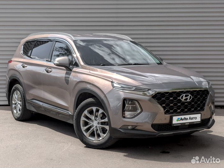 Hyundai Santa Fe 2.2 AT, 2019, 167 682 км