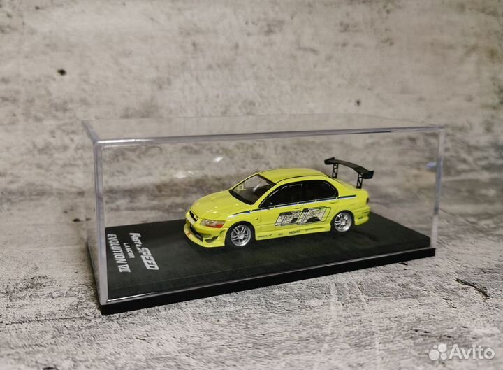 Mitsubishi lancer evolution 7 форсаж модель 1:64