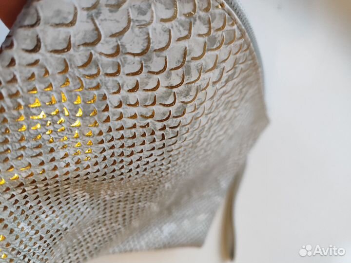 Косметичка имитация кожи змеи