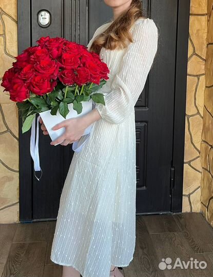 Красные розы букет