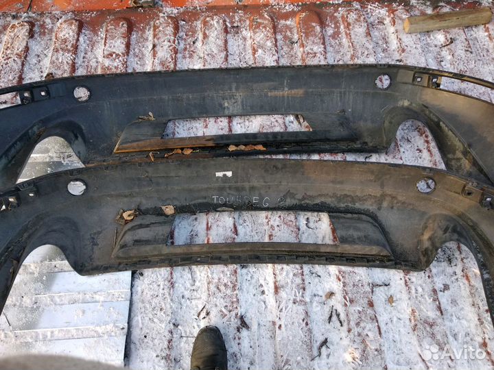 Бампер задний туарег Volkswagen Touareg 02-10