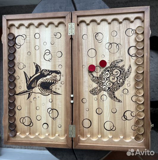 Нарды ручной работы большие