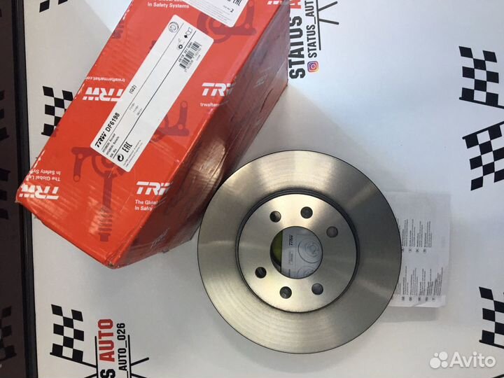 Торм. Диск перед. TRW Hyundai/Kia