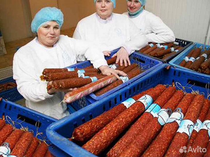 Упаковщик колбасы вахта в Москве/проезд
