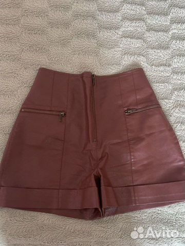 Шорты кожаные