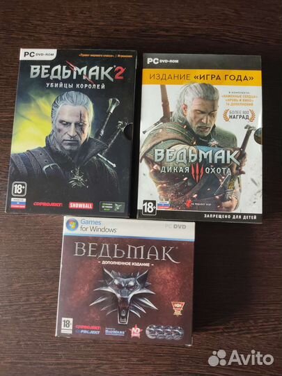 Коллекционные издания серии игр ведьмак