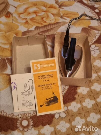 Электроутюг Straume 1985г