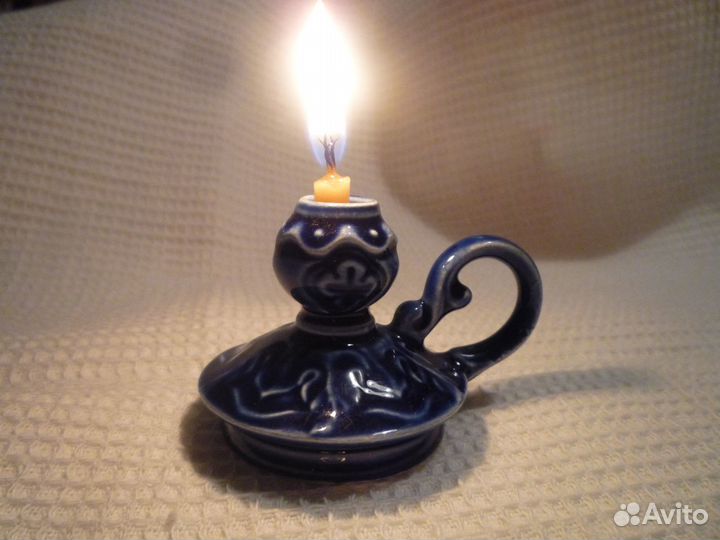 Подсвечник гжель