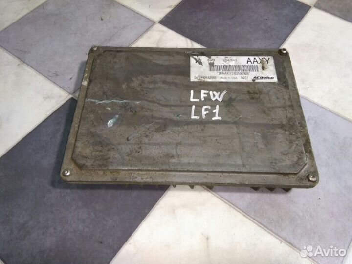 Блок управления двигателем Cadillac Srx C100 LFW