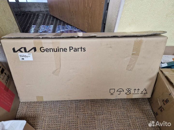 Губа заднего бампера kia soul