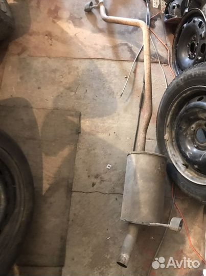 Глушитель рено логан 2