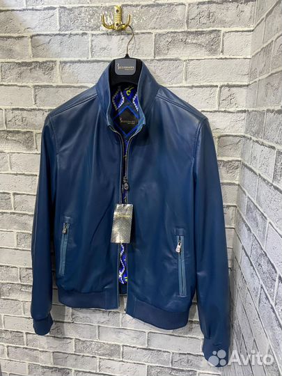 Кожаная куртка мужская