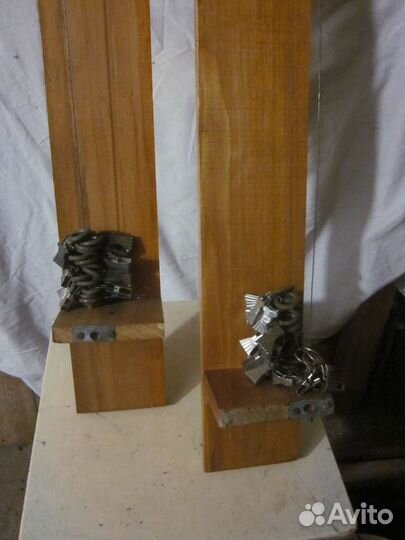 Гардины для штор деревянные, из бука 5 штук