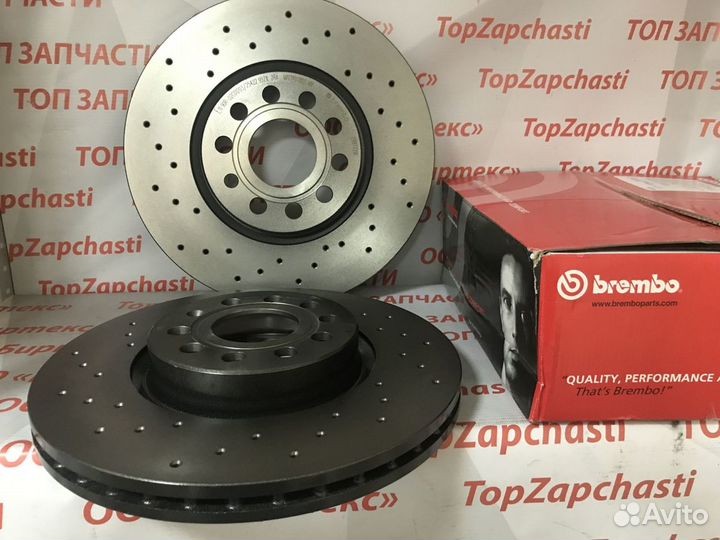 Диск тормозной перфорированный audi/golf/passat