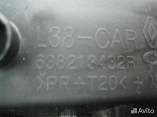 Накладка переднего крыла левого Renault Fluence