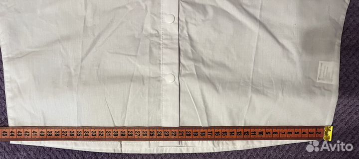 Рубашка белая для девочки 158