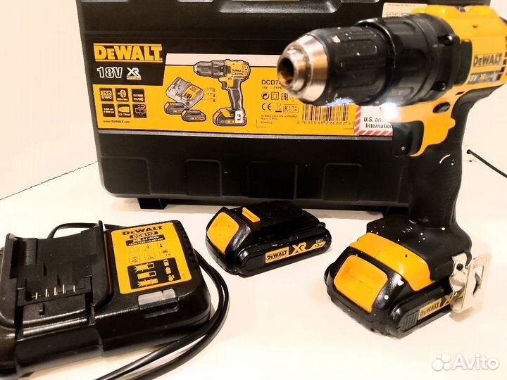 Шуруповерт dewalt 780 c2 18v