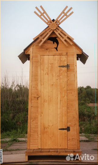 Дачный туалет с установкой DRE451