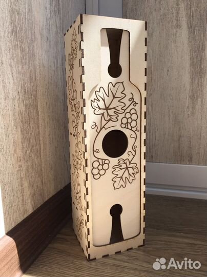 Коробка подарочная деревянная