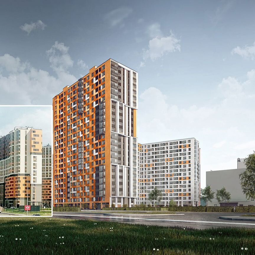 1-к. квартира, 45,3 м², 17/23 эт.