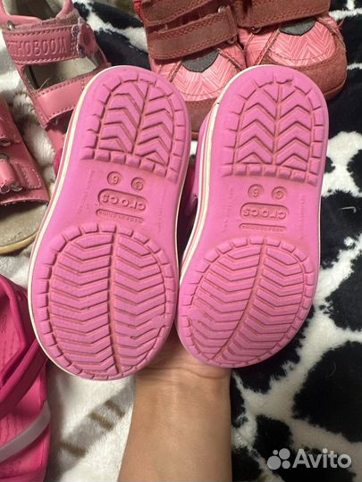 Босоножки сандалии crocs c6 для девочки