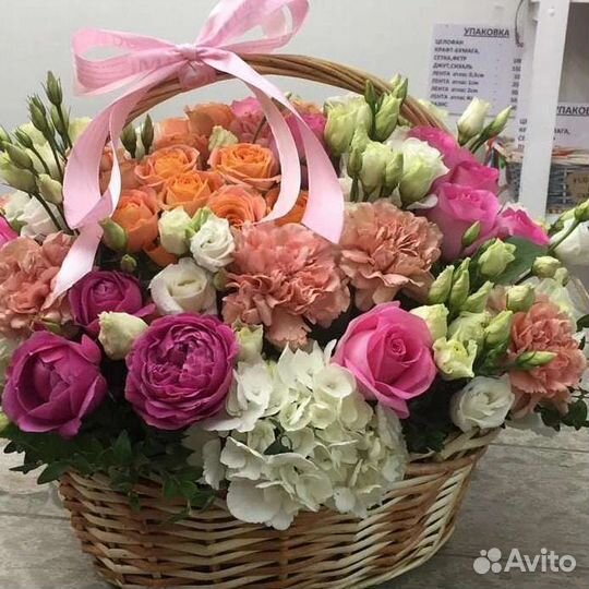 Цветы розы букет