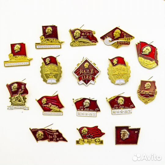 Значки Китай. Мао Цзедун