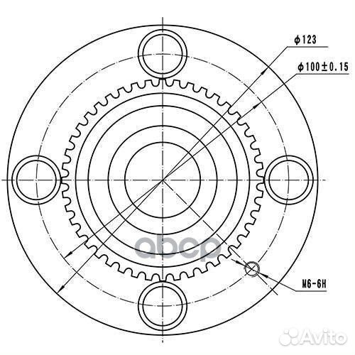 Ступица задняя зад Z89281R Zikmar